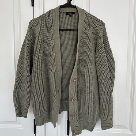 Quince Sweaters - Quince Sage Green Cardigan